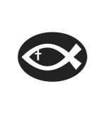 Label Christian Fish