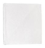 Pillowcase with zipper, white