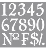 Stencil Numbers