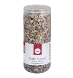 Natural pearlescent pebbles