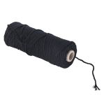 Garn, 2mm ø, schwarz