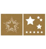 Paper template Stars