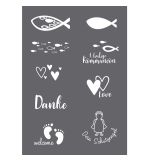 Screen printing stencil Event A5