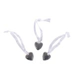 Metall-Dekoanhänger Herz, 2,5cm ø