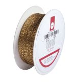 Kordel, ohne Draht, gold