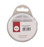 Organza ribbon, white