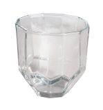 Glas jar,faceted