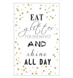 Decorative peel-off motif  Glitter