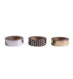 Washi Tape Set Black/Gold/Silver Foil