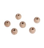 Rohholz-Perlen, 6mm ø