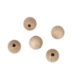 Rohholzkugeln FSC 100%,gebohrt, 15mm ø