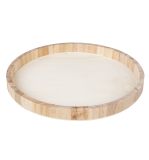 Wooden tray, FSC Mix Credit, 30cm ø