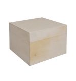 Wooden box with lid, FSC Mix Credit