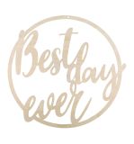 Woodwreath Best day , FSCMixCredit,30cmø