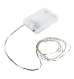 Mini LED-Lichterkette m. Draht/Timer