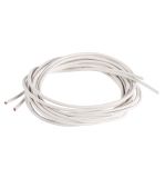 Rundriemen aus Ziegenleder, 1,5mm ø, weiß