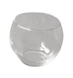 Glasgefäß, rund, 6,5 cm ø