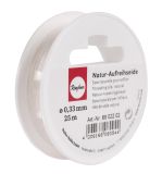 Natur-Aufreihseide, weiß