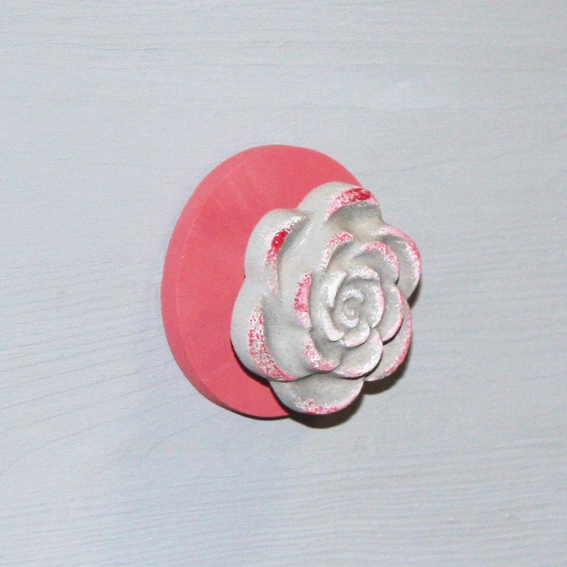 Kreativ-Beton Deko-Knauf Rose