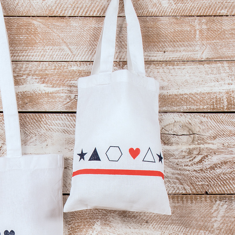 CANVAS - cotton bag Basic stamp set