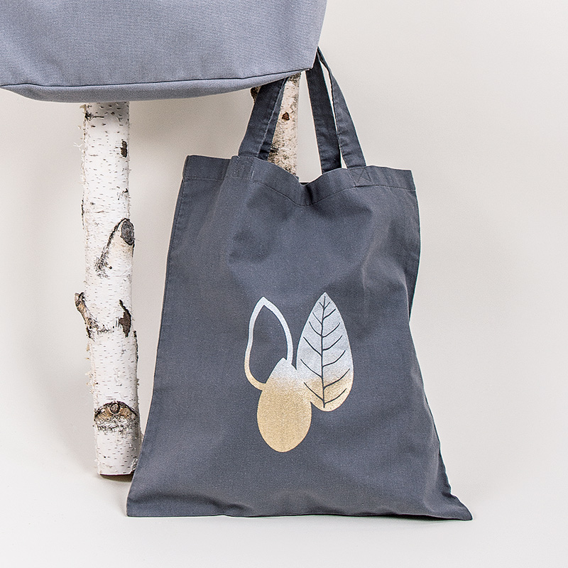 CANVAS - cotton bag leaves