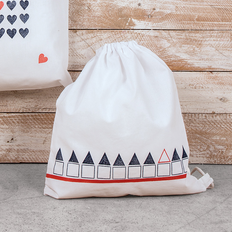 CANVAS - Turnbeutel Häuschen