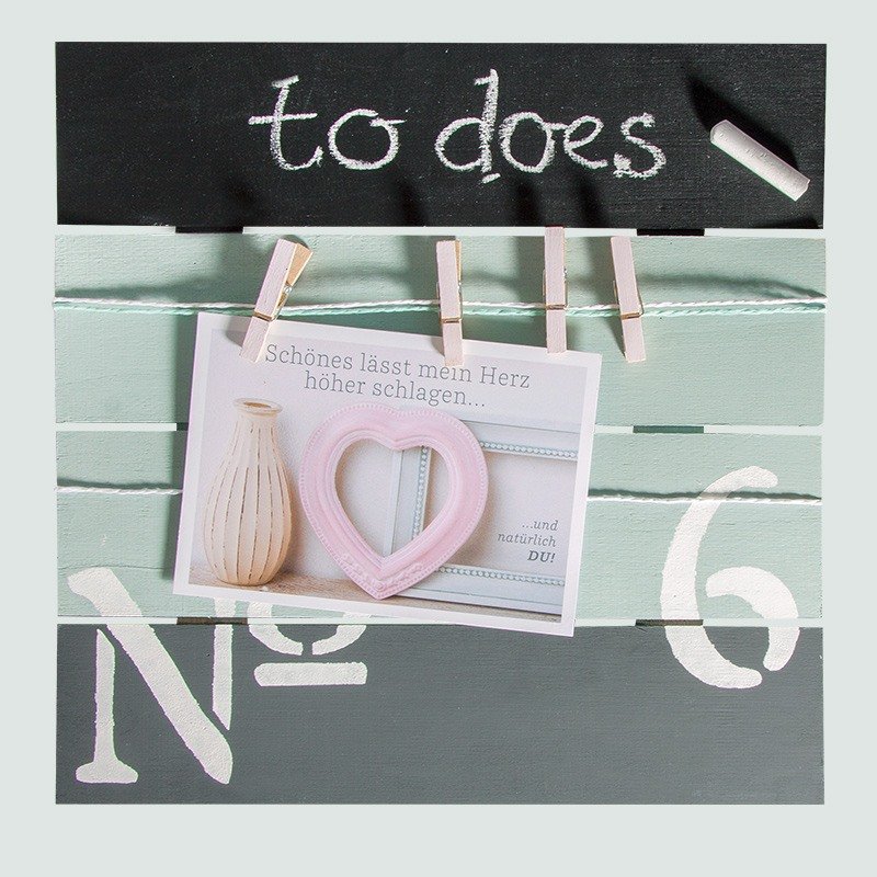 Chalky finish board mint green/anthracite