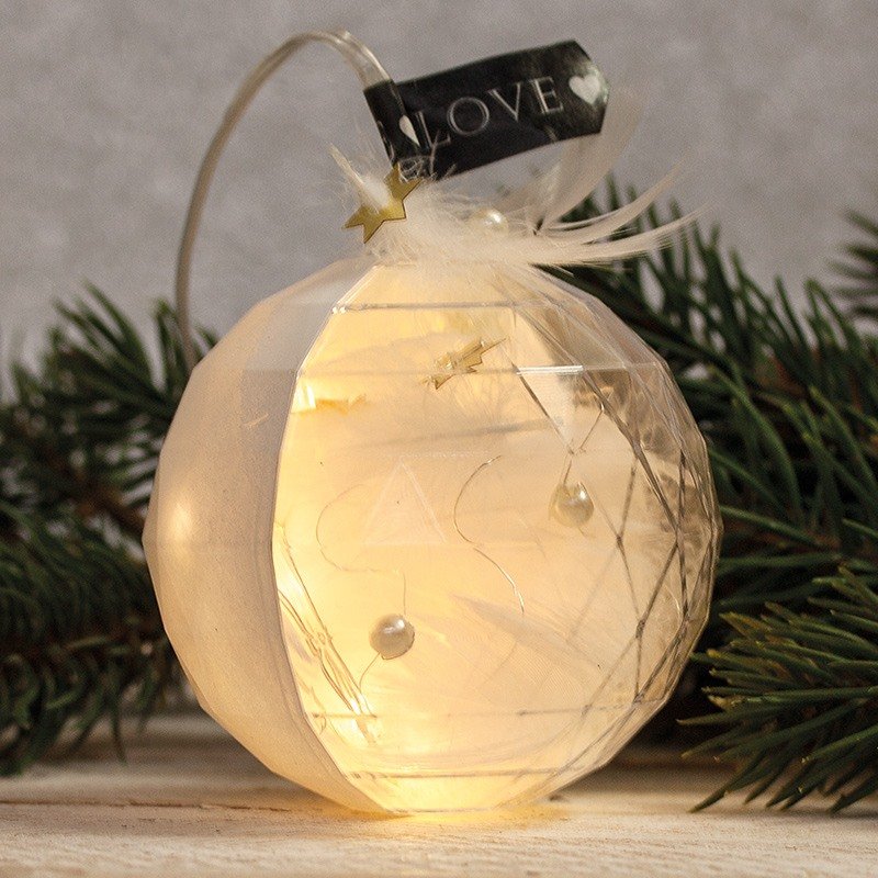 Faceted luminous ball