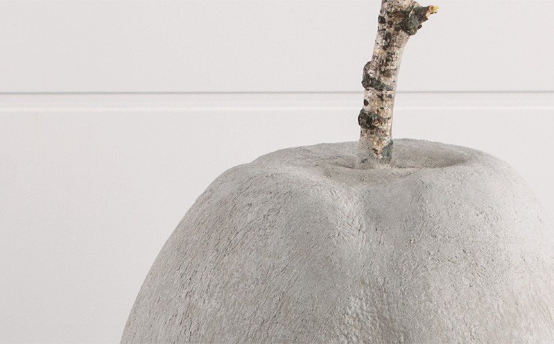 Großer Knetbeton-Apfel