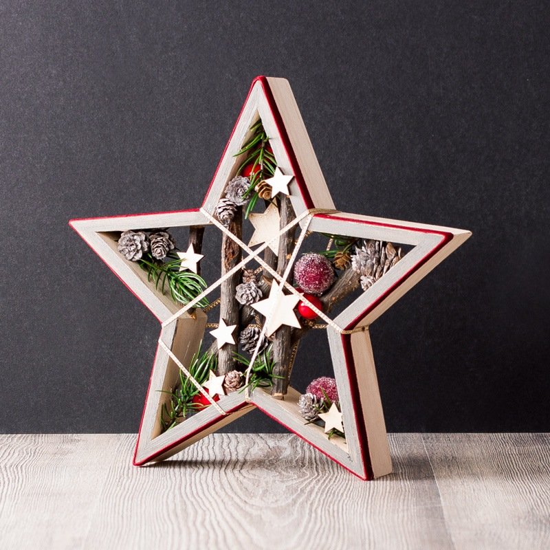 Holz-Stern klein