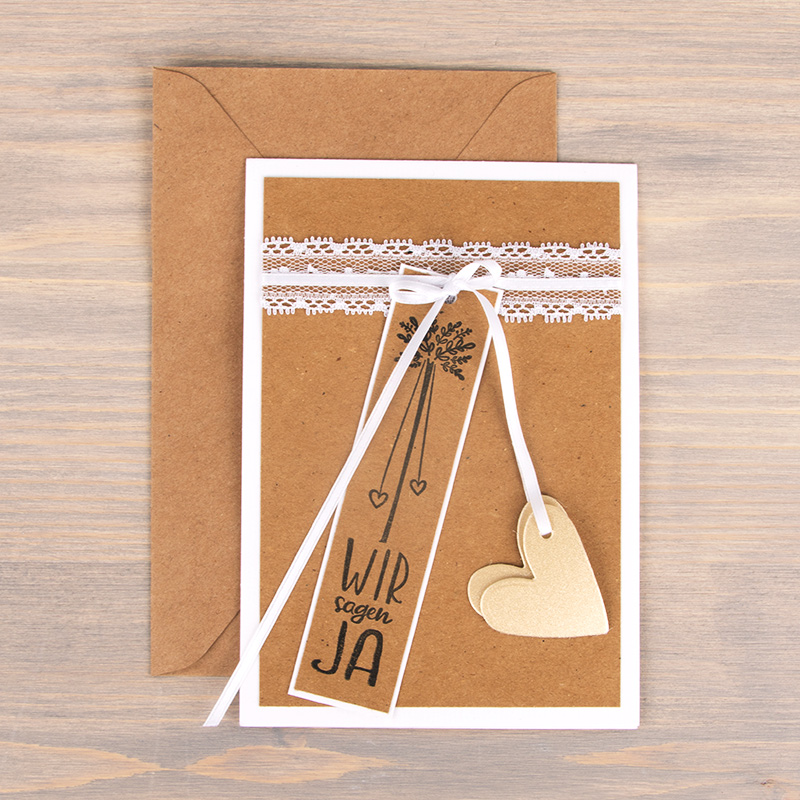 Karte „Wir sagen ja“