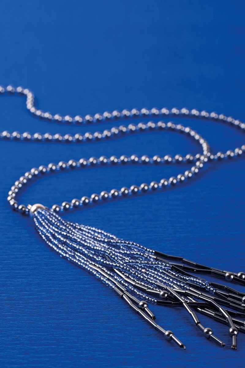 Kette mit Perlenquaste