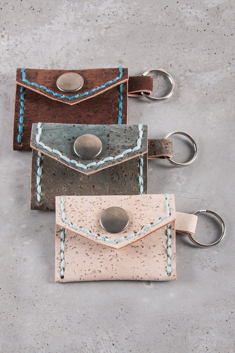 Kleines Korktäschchen für einen Einkaufschip