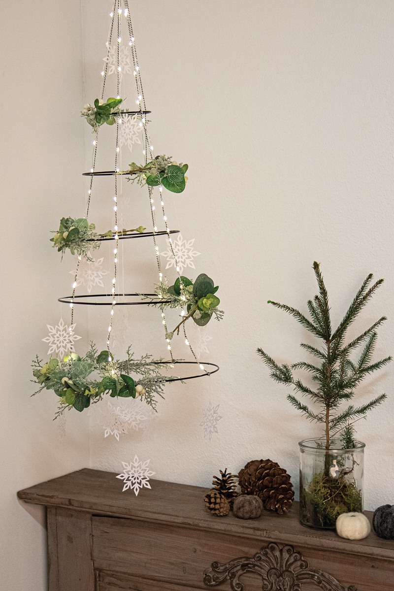 Winterliches Metallringe-Set