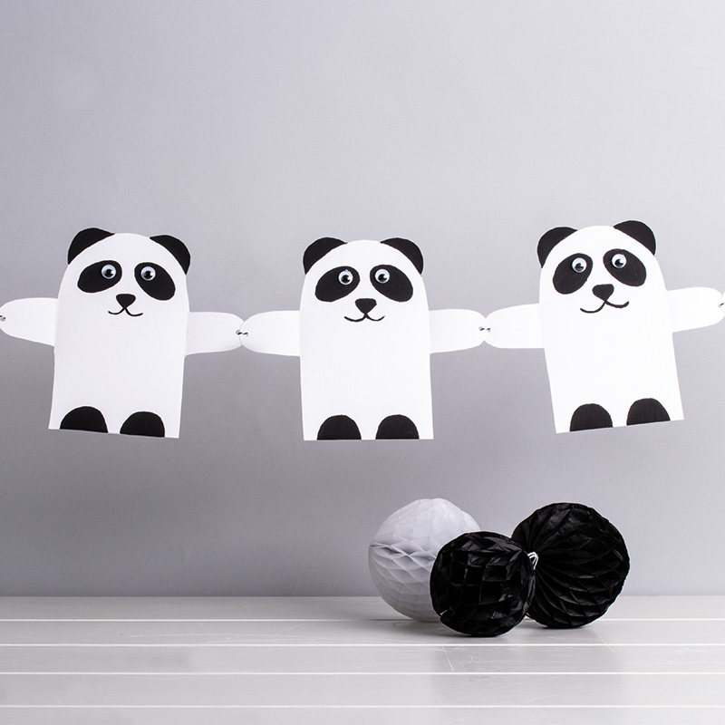Panda garland