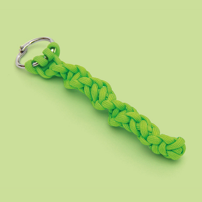 Paracord key ring green