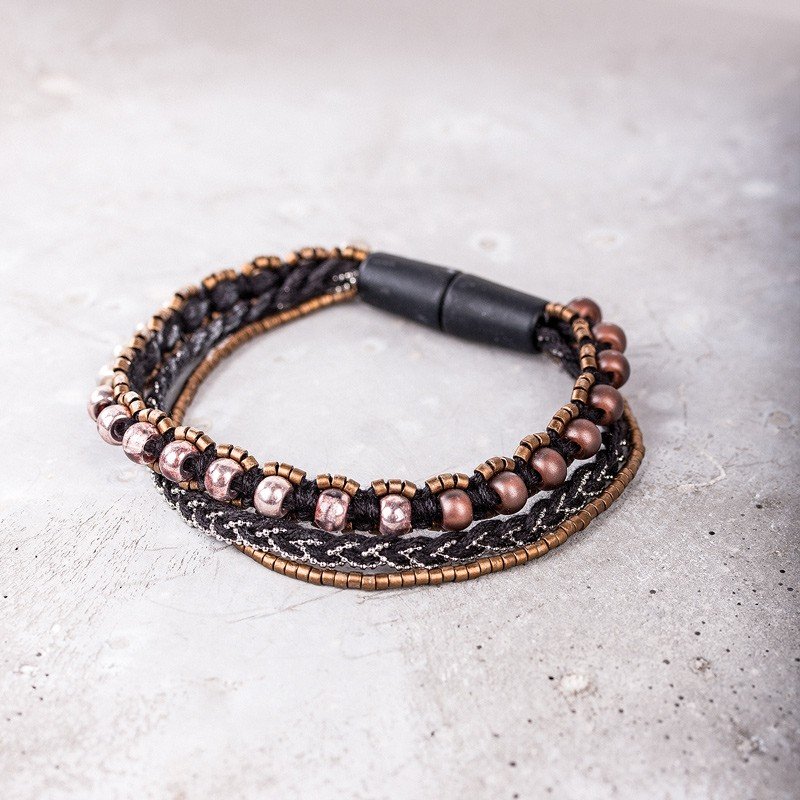 Perlenarmband mit Magnetverschluss