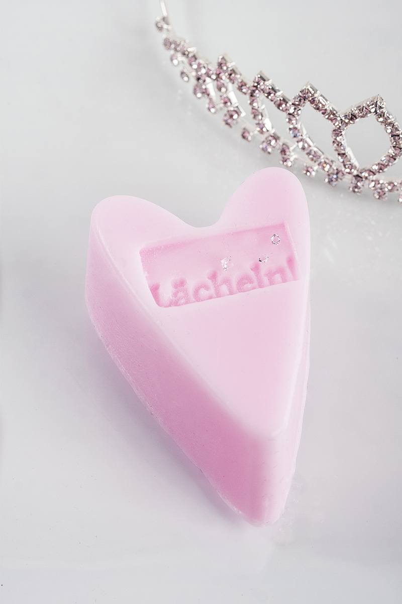 Pinkfarbene Seife 