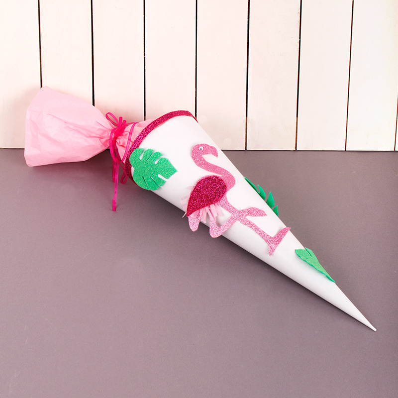 Schultüte Flamingo